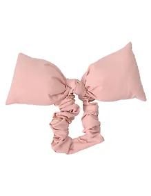 Купить Резиночка дутая Бантик (розовая) (текстиль) (14см) (12-2025093-20) (Lafilaf) — Фото №1