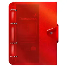 Купить Тетрадь на кольцах Unnika, "Chameleon. Красный", А5, 120 листов — Фото №1