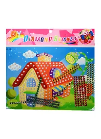 Купить Аппликация стразами Домик А4 (15-01248-D11) — Фото №1