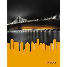 Купить Книга для записей (евротетрадь) А5, 64л. , клетка Ночной мост ЕТИ564147 — Фото №1