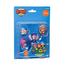 Купить Коллекционная фигурка Brawl Stars, Джесси, Тара, Фрэнк, Пэнни и Леон, (5см), (BRW2040C) — Фото №1