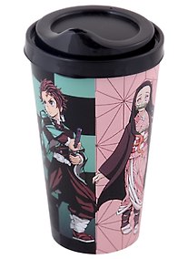 Купить Стакан аниме Demon Slayer Tanjiro и Nezuko (пластик) (550 мл) — Фото №1