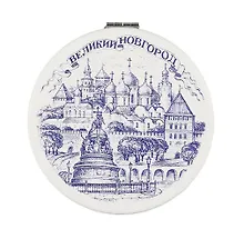 Купить Зеркало мягкое Гжель (Великий Новгород) (7см) (320-28-GZ) — Фото №1