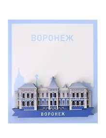 Купить Сувенирный магнит Дом Земсковых (Воронеж) (дерево) (ВДЗ1) — Фото №1