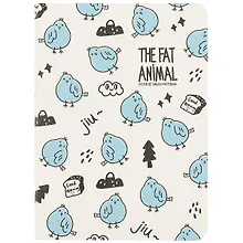 Купить Записная книжка «Fat animals», 24 листа, А6 — Фото №1