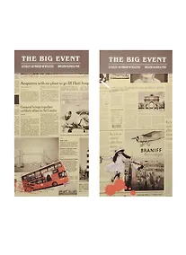 Купить Блокнот А6+ 50л 9*17см "The Big Event" склейка, Haich — Фото №1