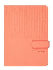 Купить Ежедневник недат. А6+ 120л "Виннер" коралловый, кожзам, тв.переплет, блинтовое тиснение, магнит.клапан, офсет, ляссе — Фото №1