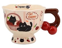 Купить Кружка Cherry Cat Котик в корзинке (керамика) (360мл) (12-6641-202604-07) — Фото №1