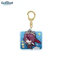 Купить Брелок Genshin Impact Chibi Expressions Character Acrylic Keychain Rosaria — Фото №1