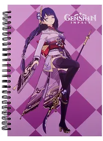 Купить Скетчбук "Raiden" Genshin Impact, А5, 60 листов — Фото №1