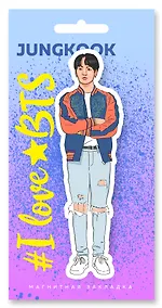 Купить Фигурная магнитная закладка. BTS. Чонгук — Фото №1