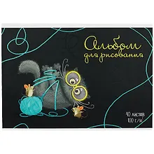 Купить Альбом для рисования Феникс+, "Кошки-мышки", А4, 40 листов — Фото №1