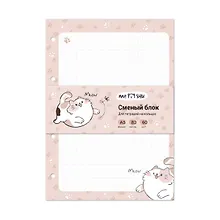 Купить Сменный блок для тетрадей 80л кл. "Happy cat" 60г/м2, инд.уп. — Фото №1