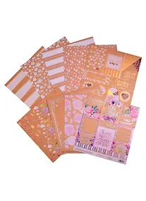 Купить Набор крафтовой бумаги для скрапбукинга с фольгированием «Красота мгновения», 20 х 20 см, 10 листов, — Фото №1