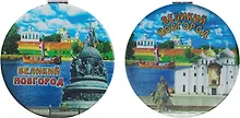 Купить Зеркало мягкое Коллаж (Великий Новгород) (7см) (320-28K) — Фото №1