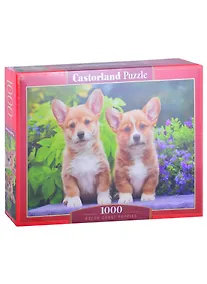 Купить Пазл 1000 Щенки корги (C-104659) (68х47см) (3+) (коробка) (Castorland) — Фото №1
