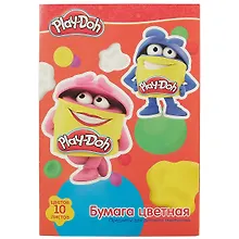 Купить Набор цветной бумаги «Play-Doh», 10 листов, А4 — Фото №1