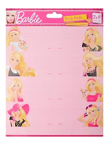 Купить Наклейки для тетрадей Академия Групп Barbie 77*39мм, 2л*8 шт BRDLR-12S-STCR-BL16 — Фото №1