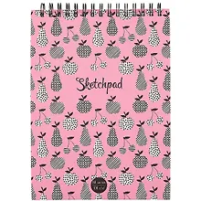 Купить Скетчбук «Фрукты и кактусы», 80 листов, А4 — Фото №1