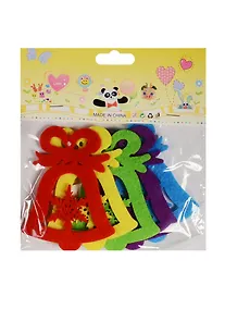 Купить Набор декоративных эл. из фетра Колокольчики со снежинкой (5шт) (11-24067-L8) — Фото №1