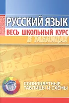 Купить Русский язык. Весь школьный курс в таблицах. 8-е издание, исправленное — Фото №1