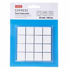 Купить Подушечки клейкие 48шт удаляемые, белые, блистер, Hatber — Фото №1