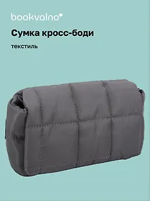 Купить Сумка кросс-боди (серая) (текстиль) (26х15) (12-12721-202509-NI-98) — Фото №1