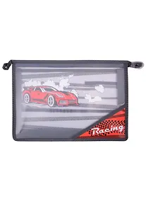 Купить Папка для труда А4 "Racing" 33*23см пластик, молния, внутр.блок для канц.принадлежностей — Фото №1