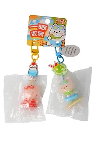 Купить Брелоки парные Котик и Собачка (ПВХ) (4,7х4,5) (12-34804-202508-XP38) — Фото №1