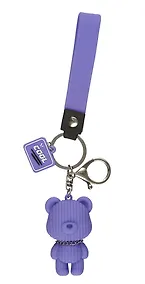 Купить Брелок Мишка (вельвет) (ПВХ) (6см) (12-04566-B14) — Фото №1