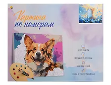 Купить Набор для творчества. Картина по номерам "Котенок в цветочном поле" (30x40 см) — Фото №1