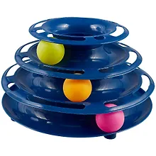 Купить Игрушка для кошек Пирамида с 3 шариками (15x24x13) — Фото №1