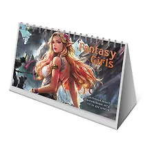 Купить Планнер 130*200 26л "Fantasy Girls" с рыжей девушкой, настольный, картон.обл, офсет, на спирали, европодвес — Фото №1