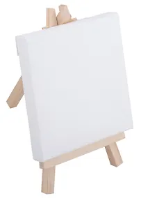 Купить Холст на мольберте 10*10см, белый, в инд.уп. — Фото №1