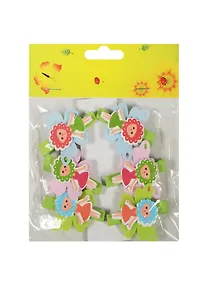 Купить Набор прищепок, 6 шт, в пакете с хедером, феи 2 (11-06943-17) — Фото №1