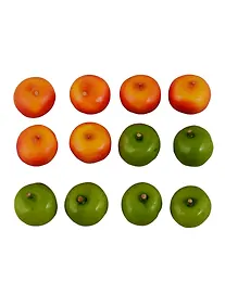 Купить Искусственный декор Яблочки в пакете с подвесом , зеленые и красные, 12 шт — Фото №1
