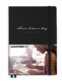 Купить Книга для записей воспоминаний A5, 182 листа "Несколько строк в день", твердая обложка, черный, Leuchtturm1917 — Фото №1