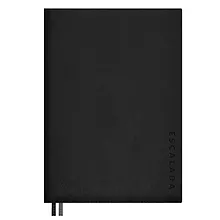 Купить Ежедневник недат. А4 160л "Тиволи" черный, кожзам, мягк.переплёт, пантон.срез, блинтовое тиснение, офсет, ляссе — Фото №1