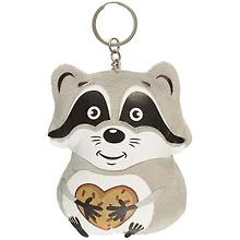 Купить Брелок Маленькое счастье Енотик с печенькой (текстиль) — Фото №1