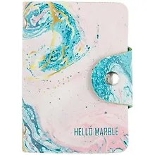 Купить Визитница 26 карточек "Серый мрамор" — Фото №1