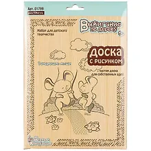 Купить Выжигание. Доски для выжигания 2 шт.Танцующие мыши (блистер) — Фото №1