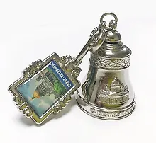 Купить Колокольчик на холодильник Исаакий темное серебро [ВЕ1-10006] — Фото №1