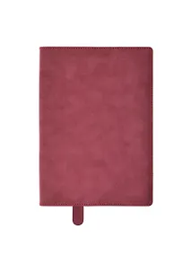 Купить Обложка для книги с закладкой бордовая, 245ж170мм эко кожа, нубук — Фото №1