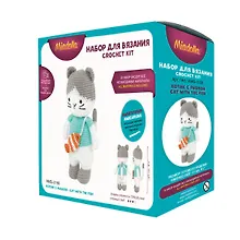 Купить Набор для вязания "Miadolla" "Котик с рыбкой" (AMG-0156) — Фото №1