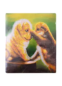 Купить Алмазная мозаика MAZARI с мольбертом  Игривые щенки , 21х25 см, 1 дизайн, частичная выкладка,  ОПП упаковка. — Фото №1