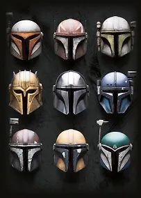 Купить Скетчбук А6 48л "Звёздные войны. Шлемы мандалорцев" тв.обложка — Фото №1