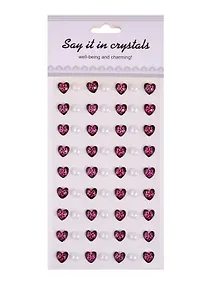 Купить Стразы сердца+полубусины, цвета в ассортименте — Фото №1