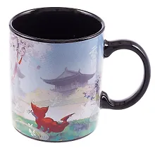 Купить Кружка в подарочной коробке Благословение Небожителей Се Лянь сакура (керамика, деколь) (330мл) (12-7624-Z23) — Фото №1