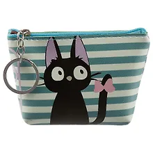 Купить Кошелек на молнии Кошка с бантом (кожзам) 11*9см (ПВХ бокс) — Фото №1