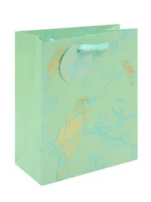 Купить Пакет А4 32*26*12 "Соловьи" нейтр., бум.мат.ламинат — Фото №1